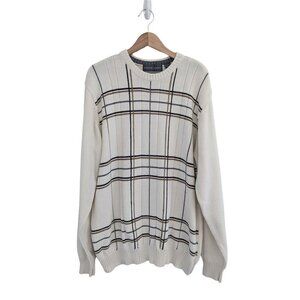 Oscar De La Renta Pullover Grandpa Sweater Size XL